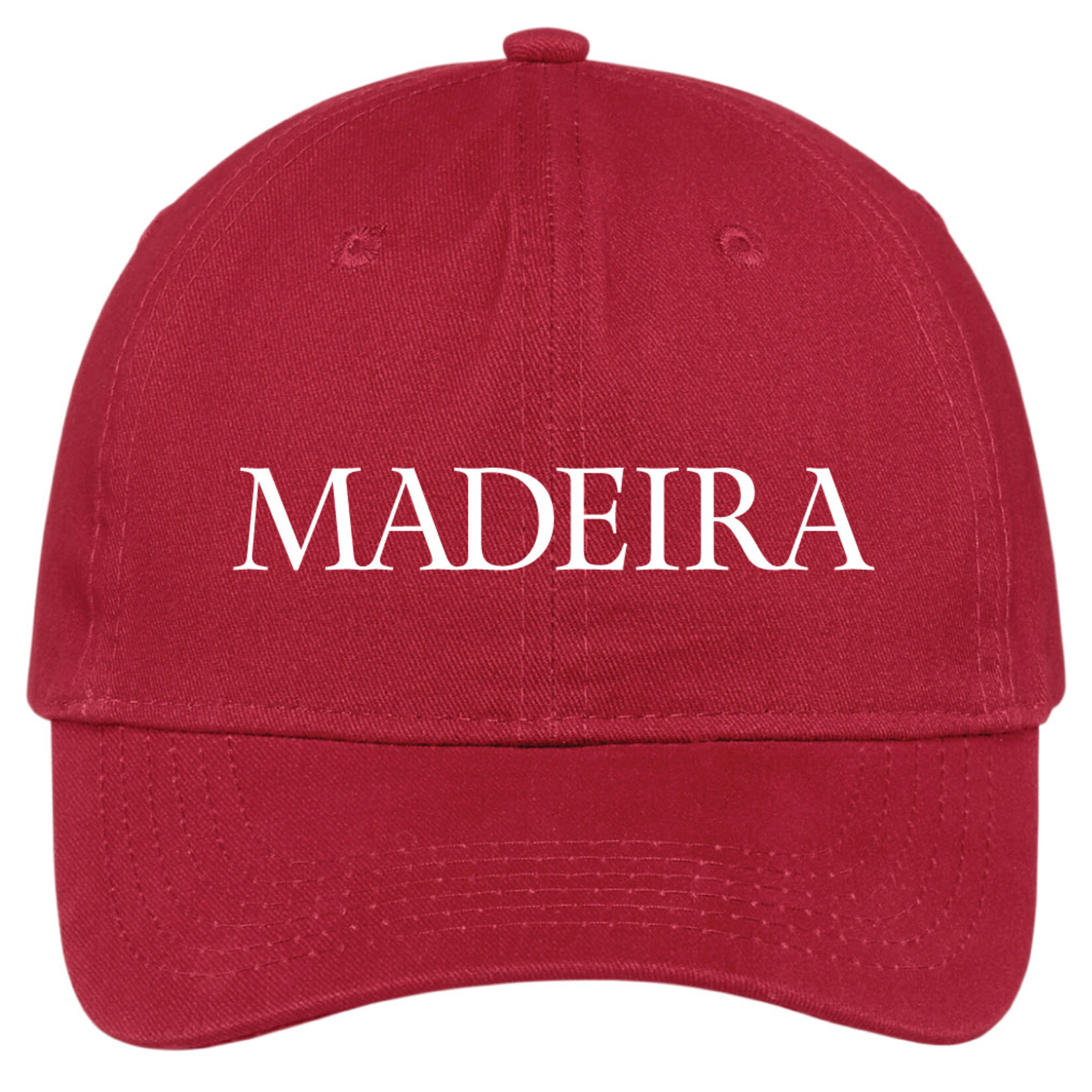 Washed Twill Cap Red MADEIRA