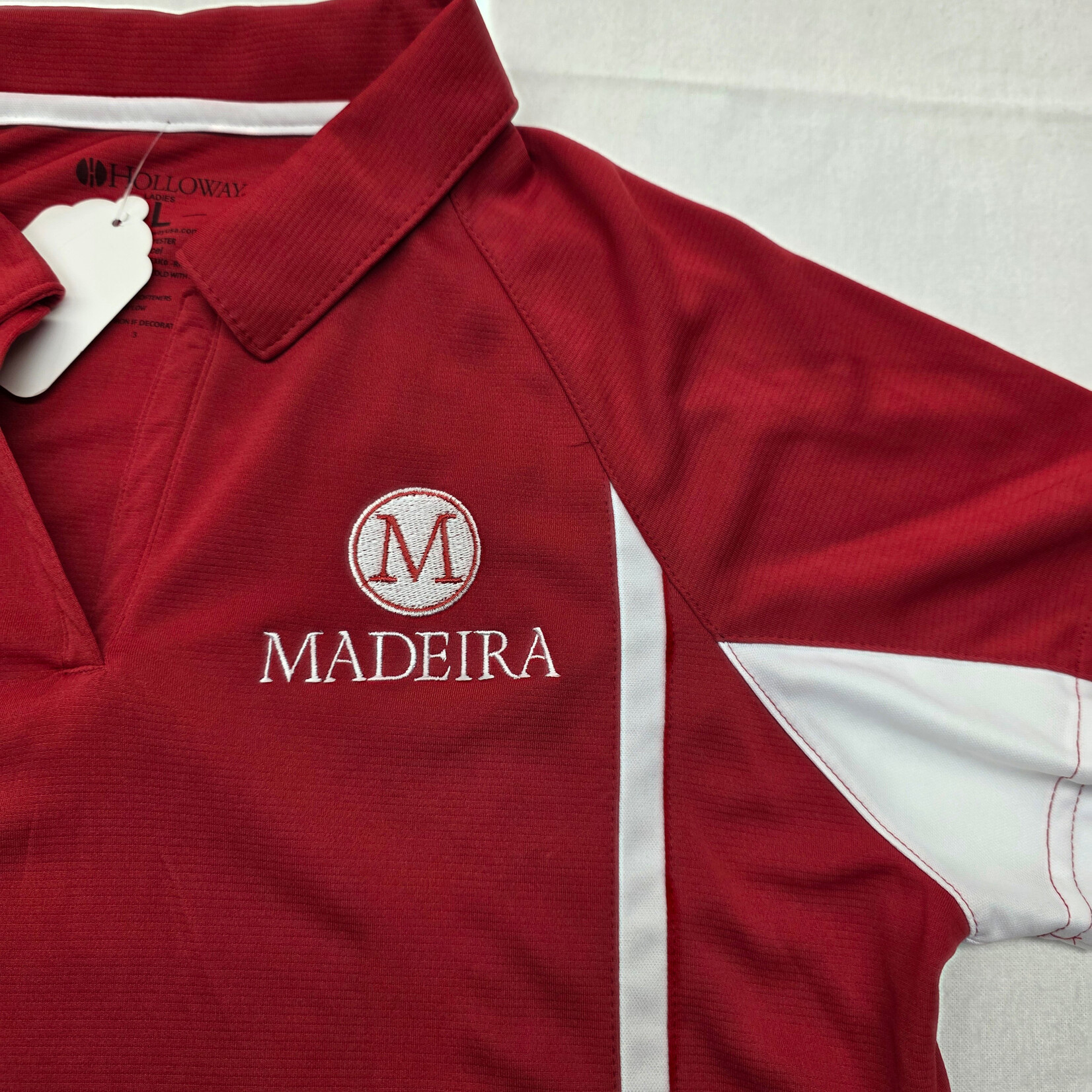 A-Golf Shirt Red/White Women's M