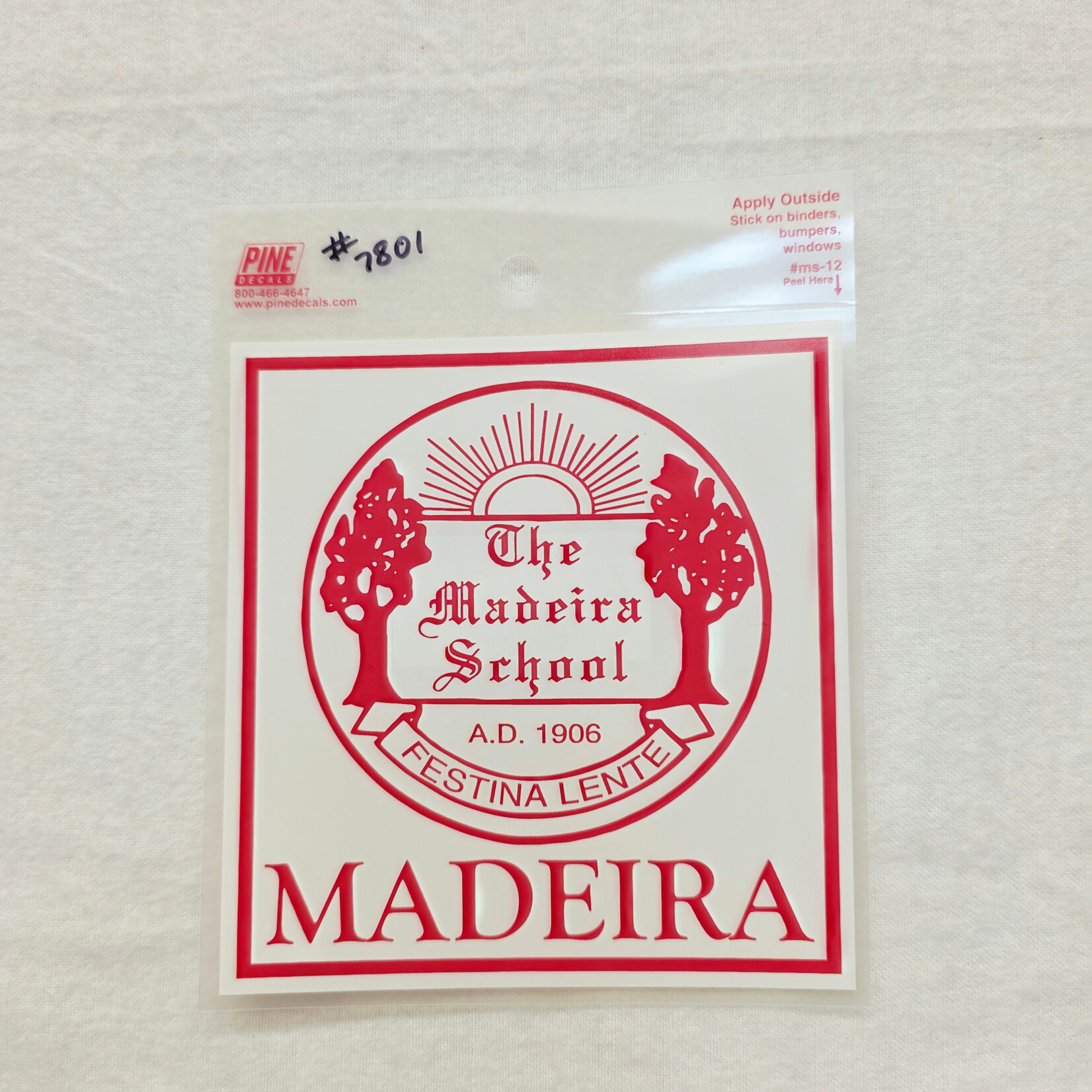 Cisco Madeira Seal Decal