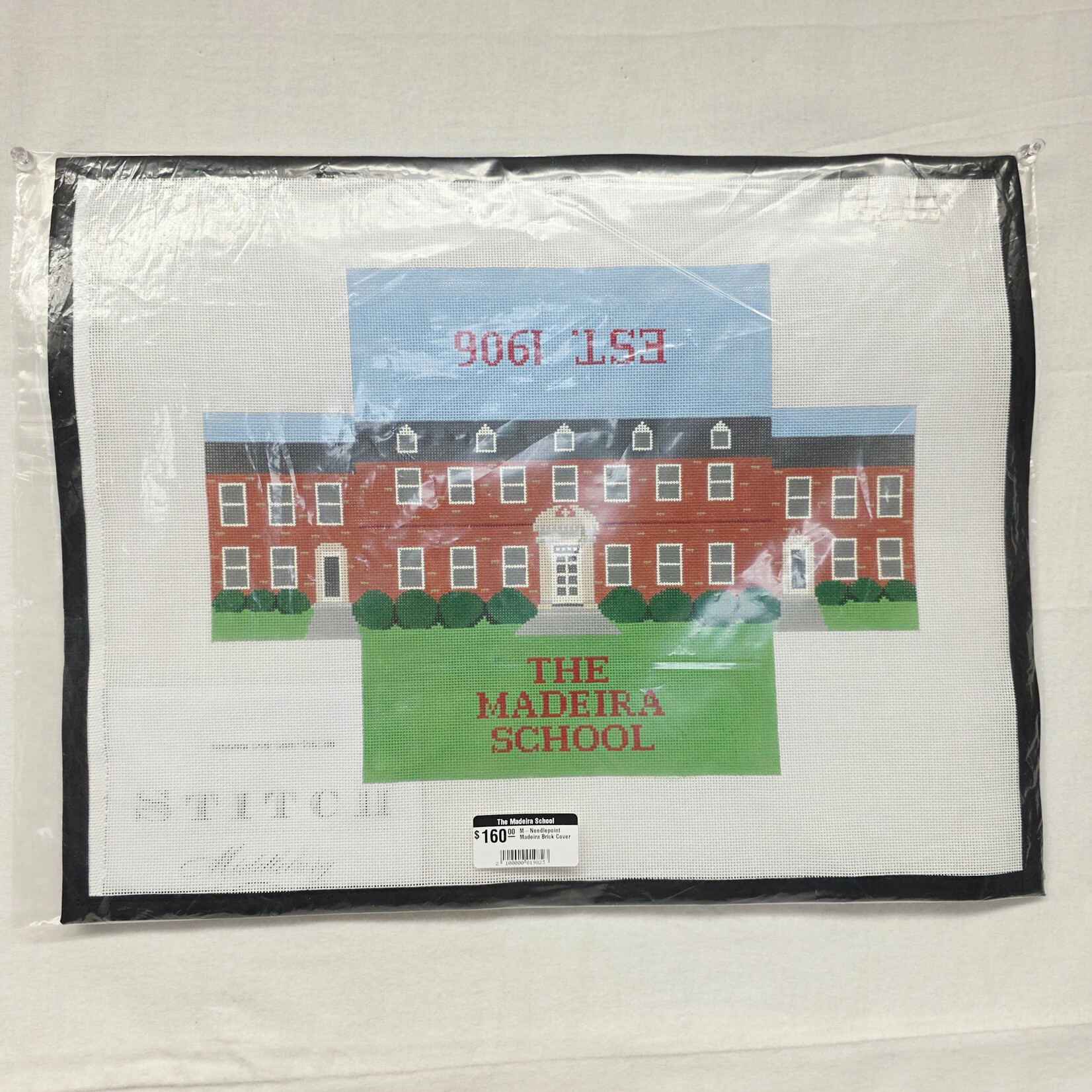 Needlepoint Madeira Brick Cover