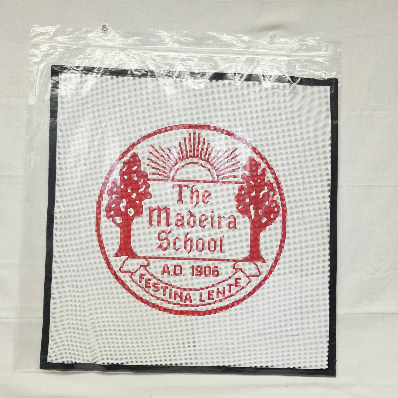 Needlepoint Madeira Seal Pillow