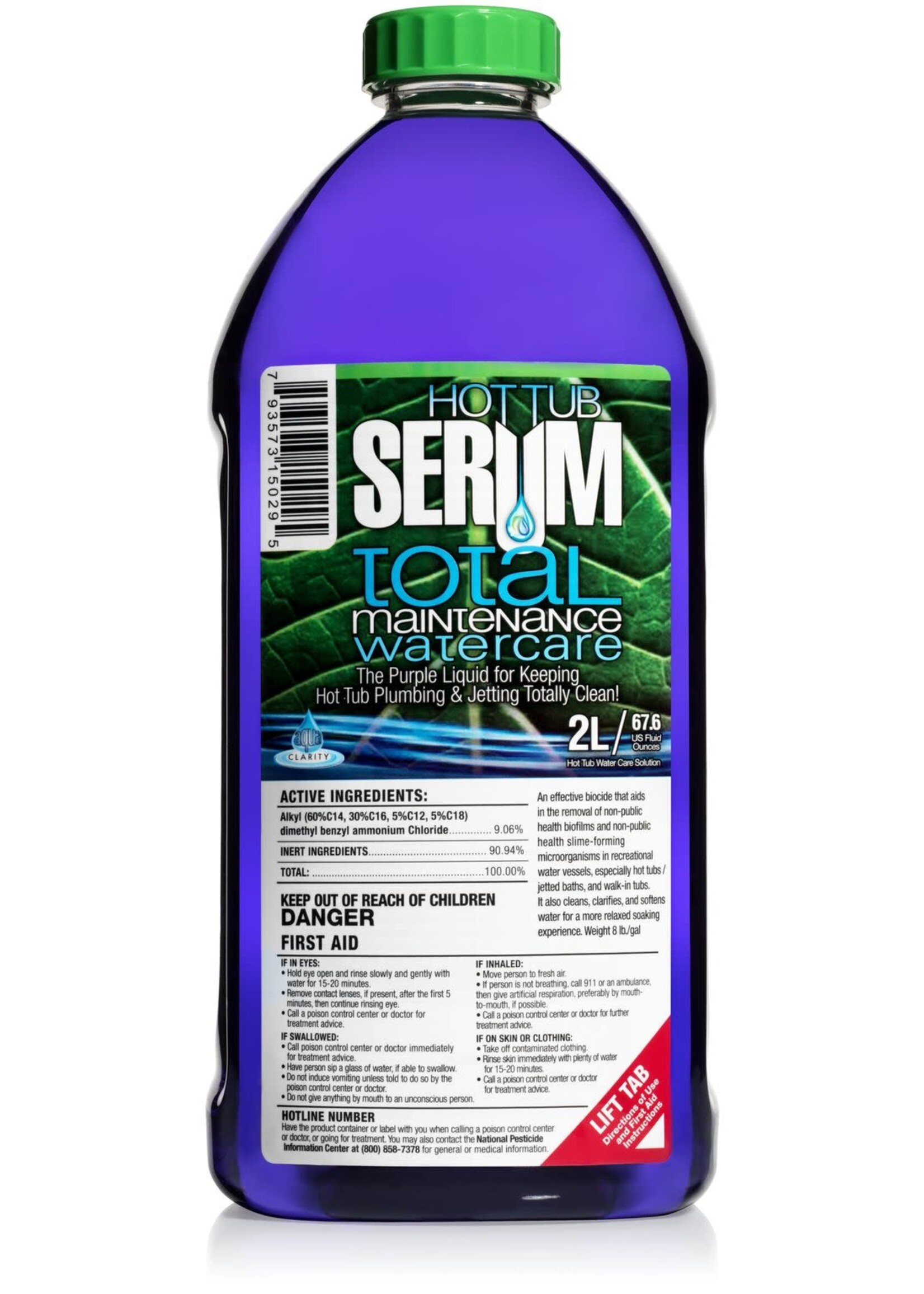 Hydro Surge Hot Tub Serum Total Maintenance; 2L (67.6 oz.)