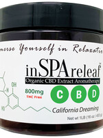 Spazazz In Spa Relief CBD extract aromatherapy 16oz California Dreaming