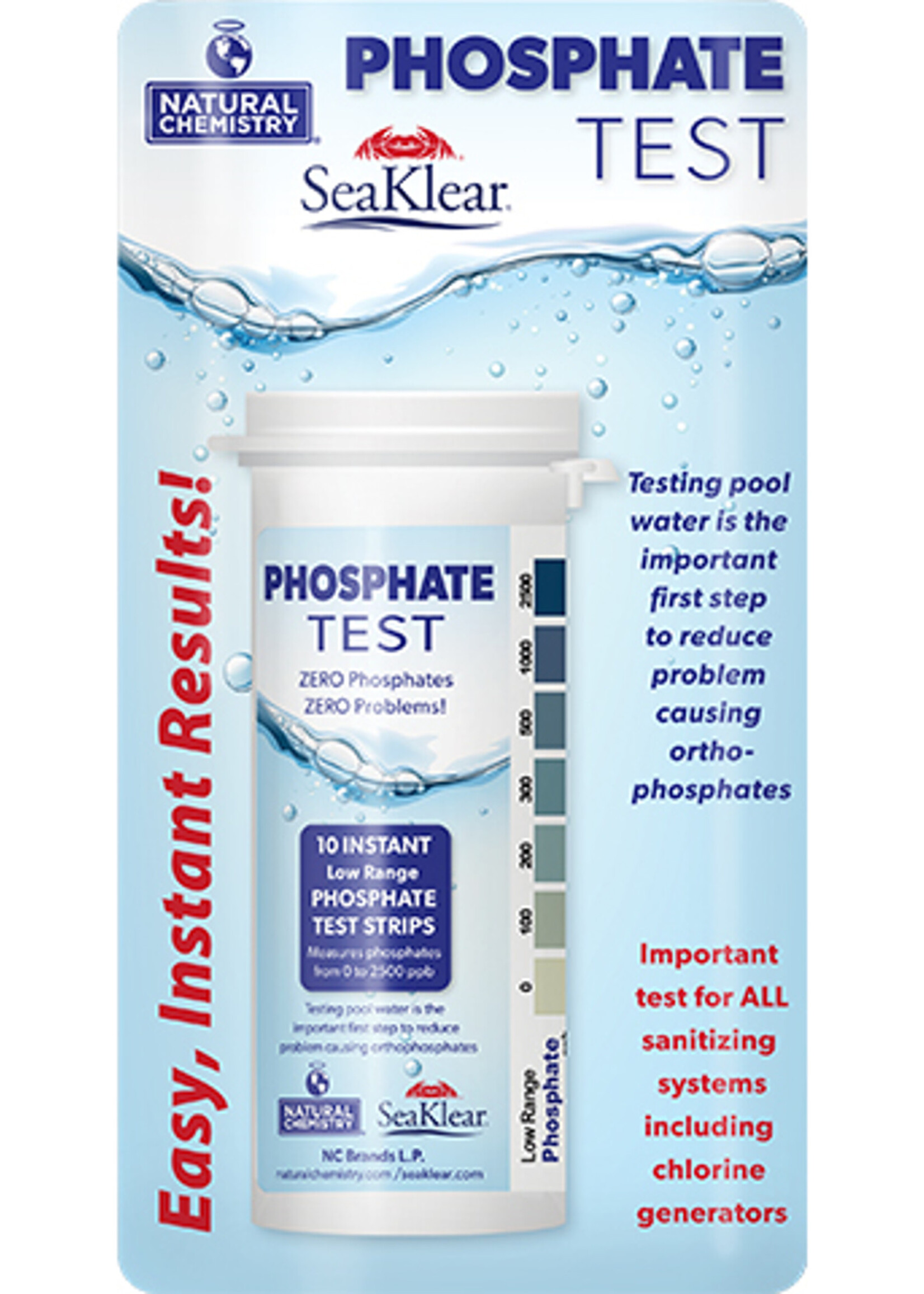 Accessories Natural Chemistry Phosphate Test Strips 10 Count