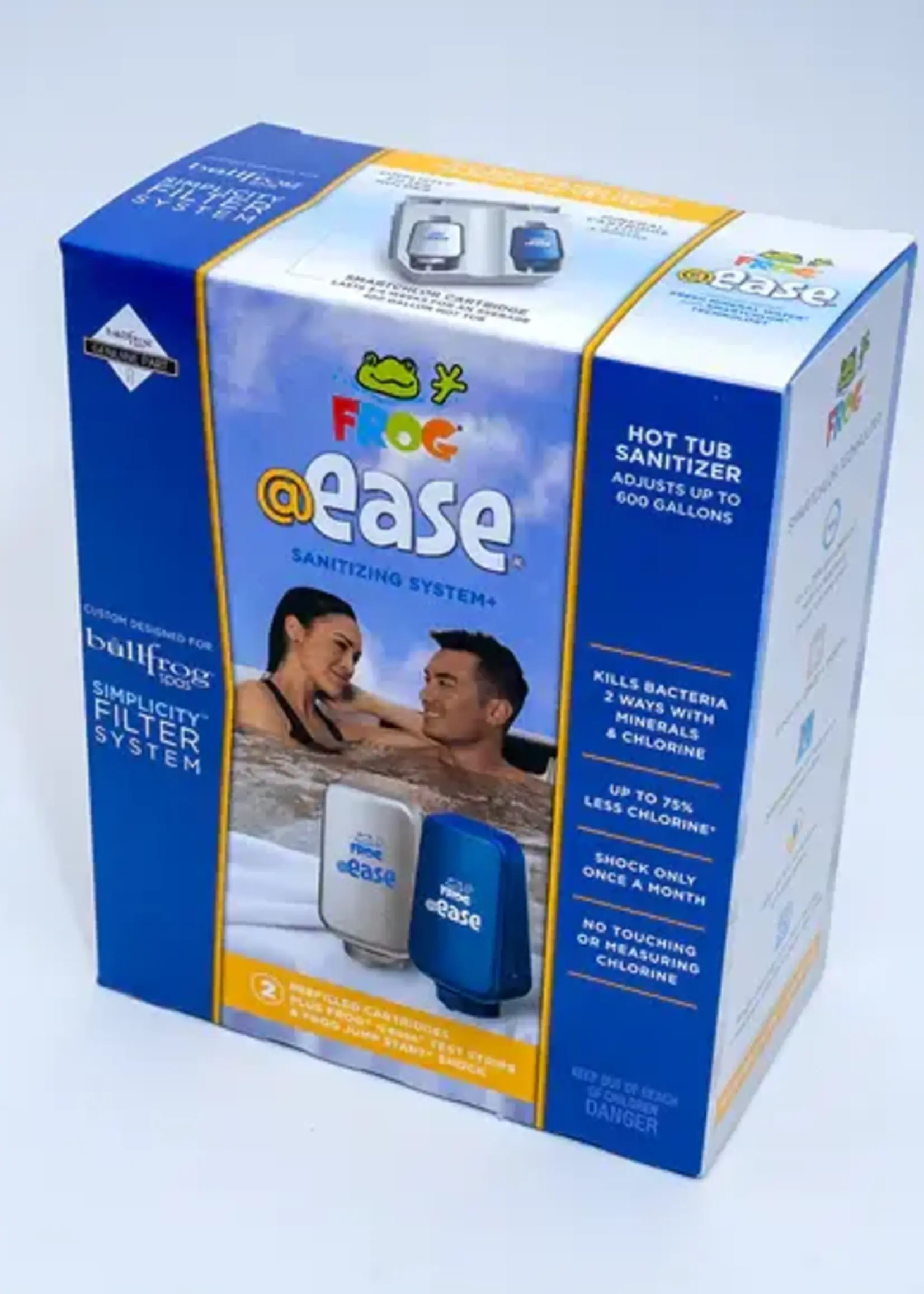 @Ease Frog @Ease Sanitizing System for Simplicity Filter (Round Blue & Silver Bullfrog)