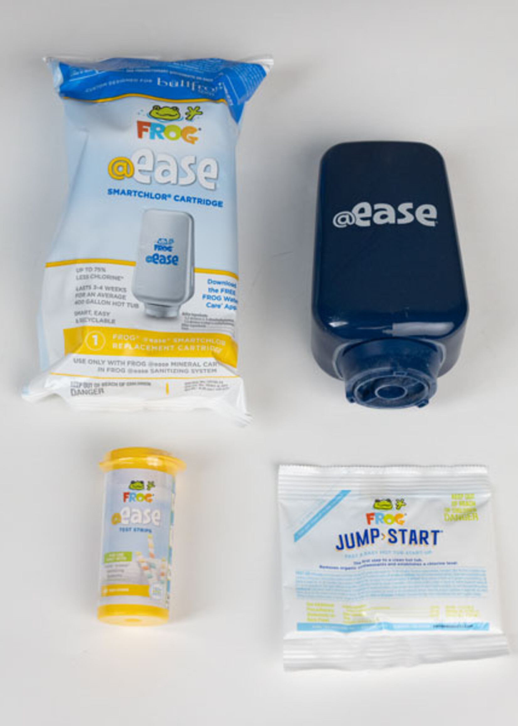 @Ease Frog @Ease Sanitizing System for Simplicity Filter (Round Blue & Silver Bullfrog)