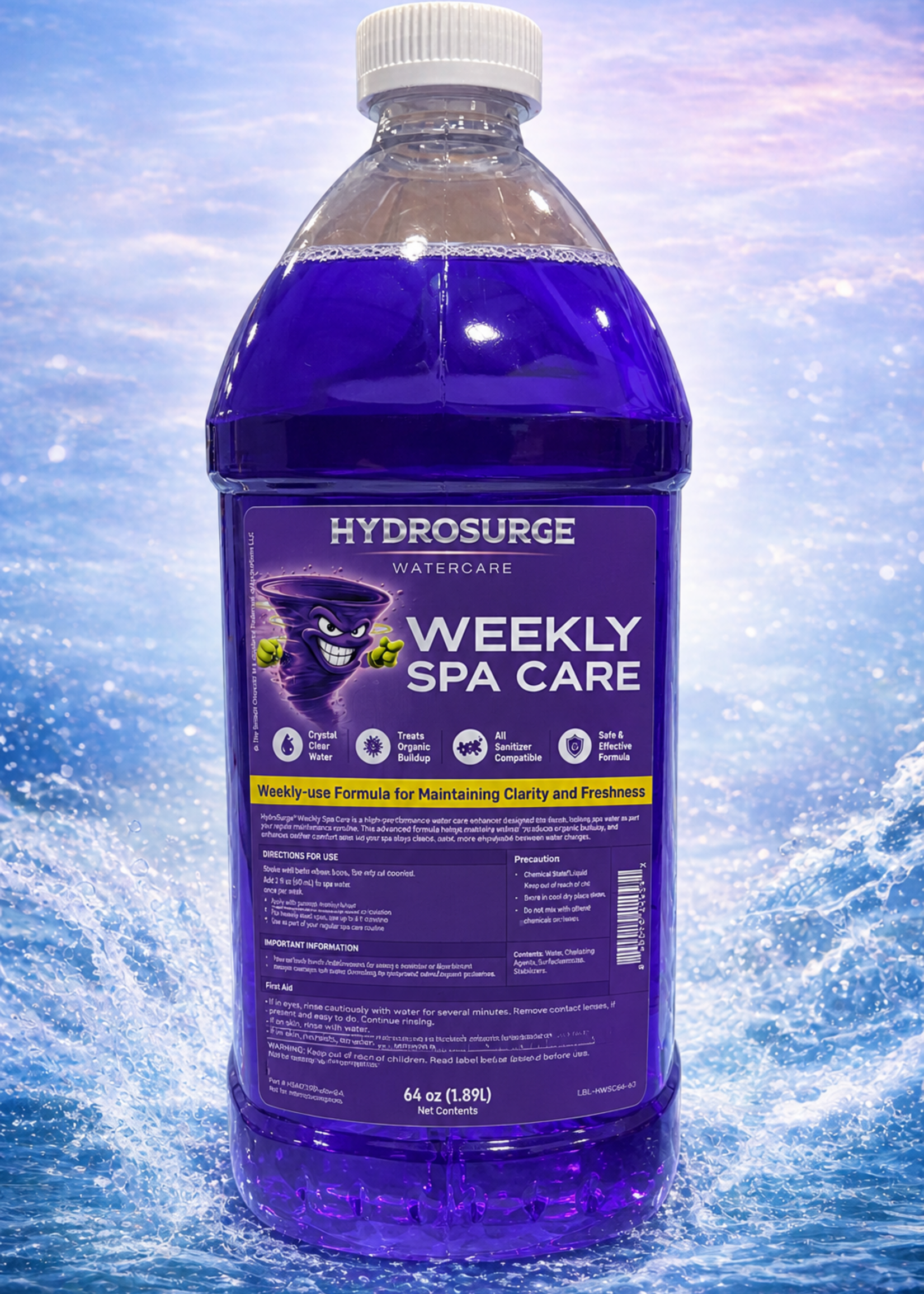 Hydro Surge Hydrosurge Total Maintenance Weekly Spa Care; 2L (64 oz.)