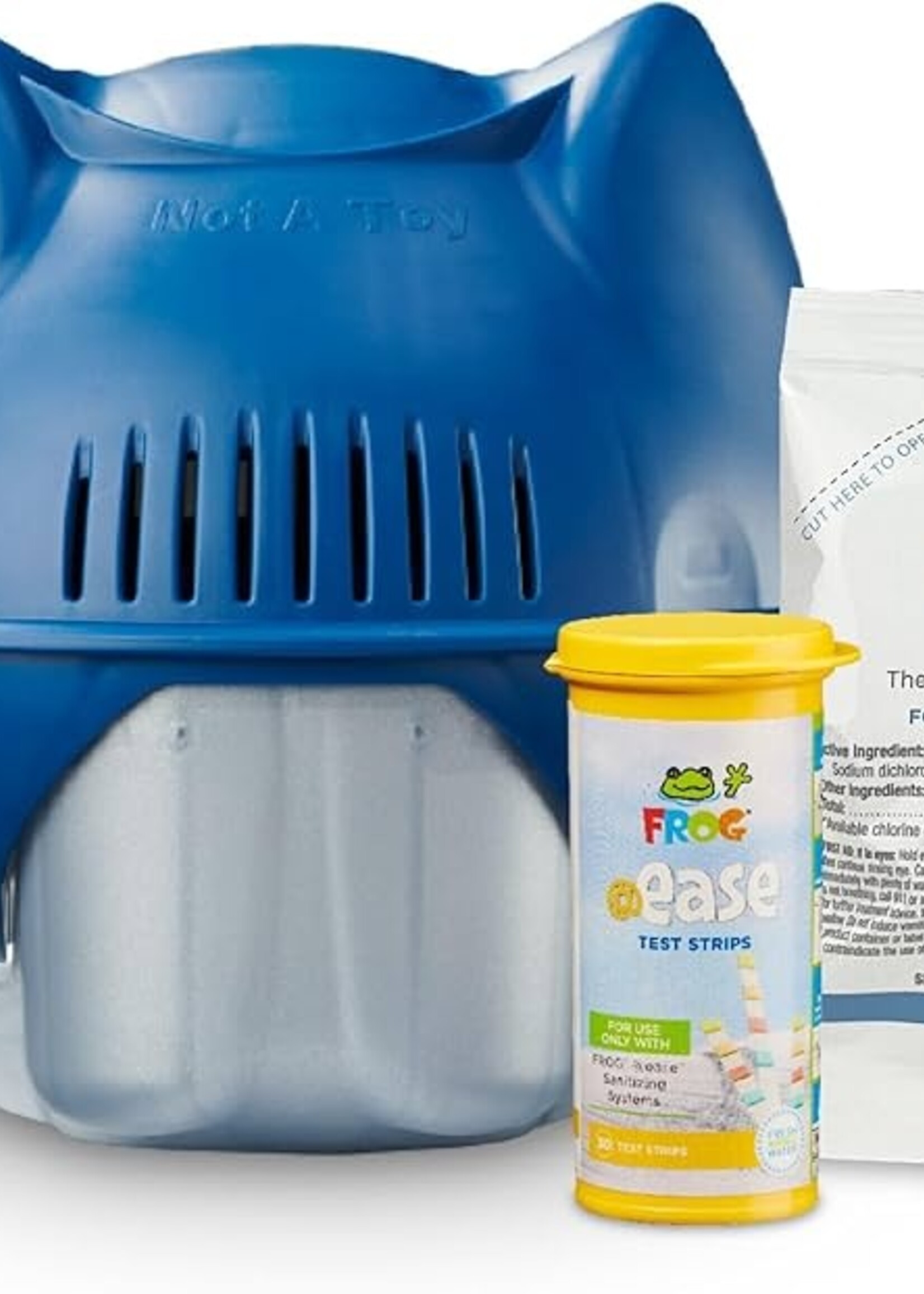 @Ease Frog  @Ease Floating Sanitizing System for SWIM SPAS (Blue & Silver Ball)