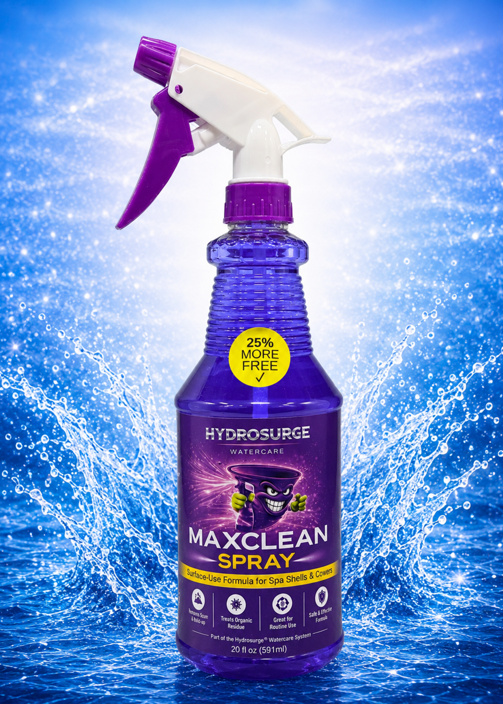 Hydro Surge Hydrosurge Max Clean Spray; 20z.