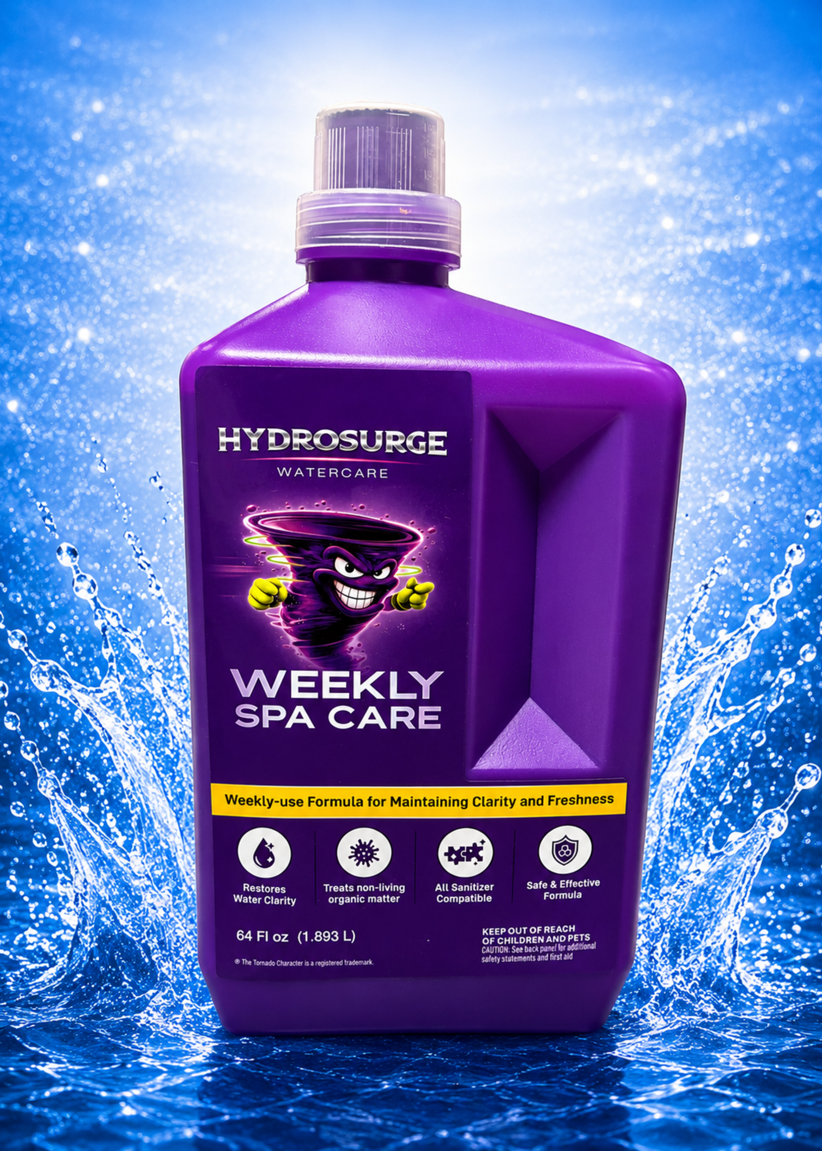 Hydro Surge Hydrosurge Total Maintenance Weekly Spa Care; 64 oz