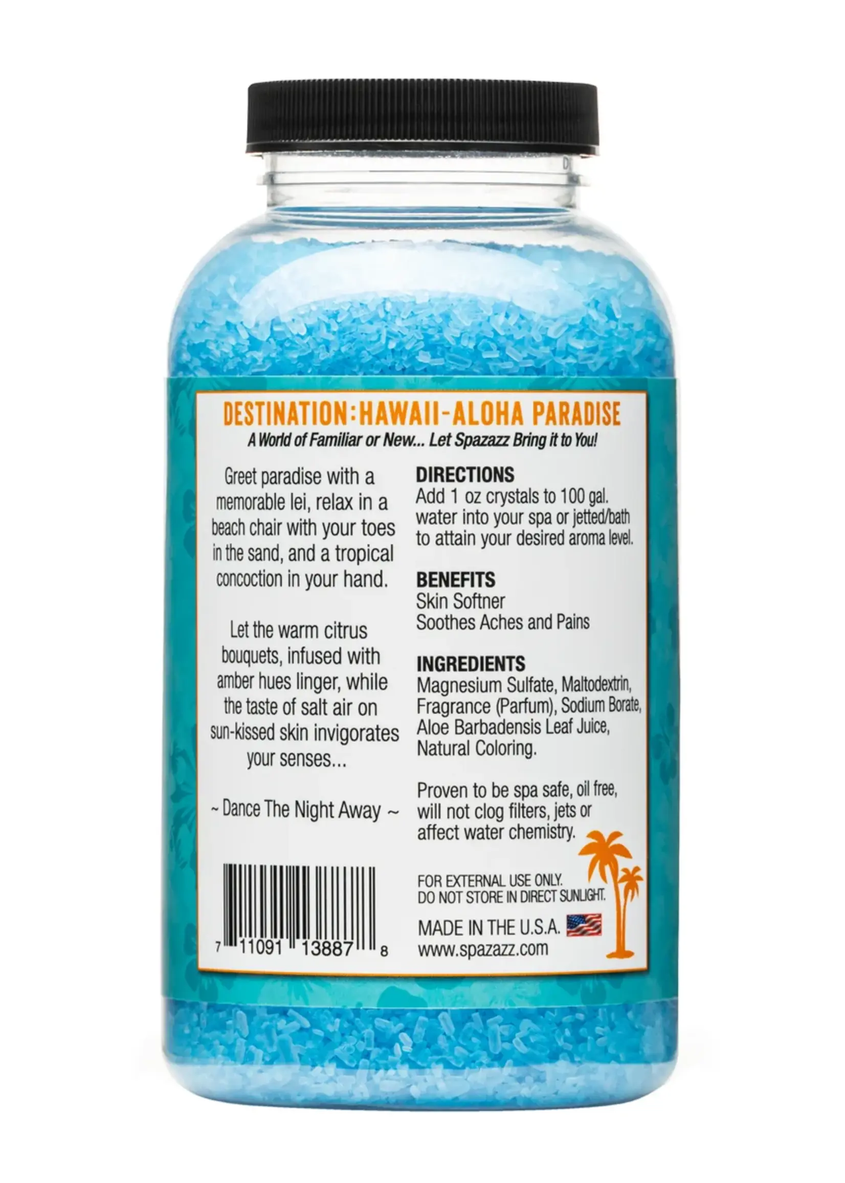 Spazazz Spazazz Destinations: Aloha Paradise 22Oz