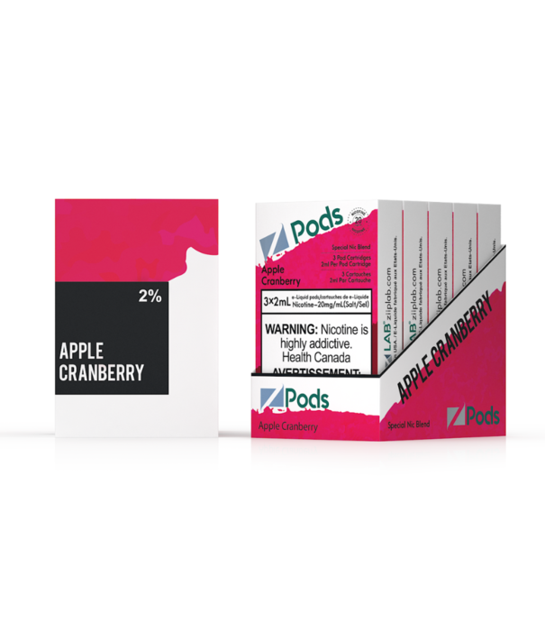 Ziip Labs Apple Cranberry Z Pods Pack