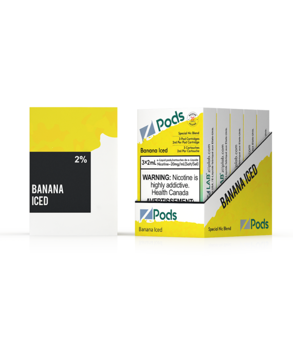 Ziip Labs Banana Iced Z Pods Pack