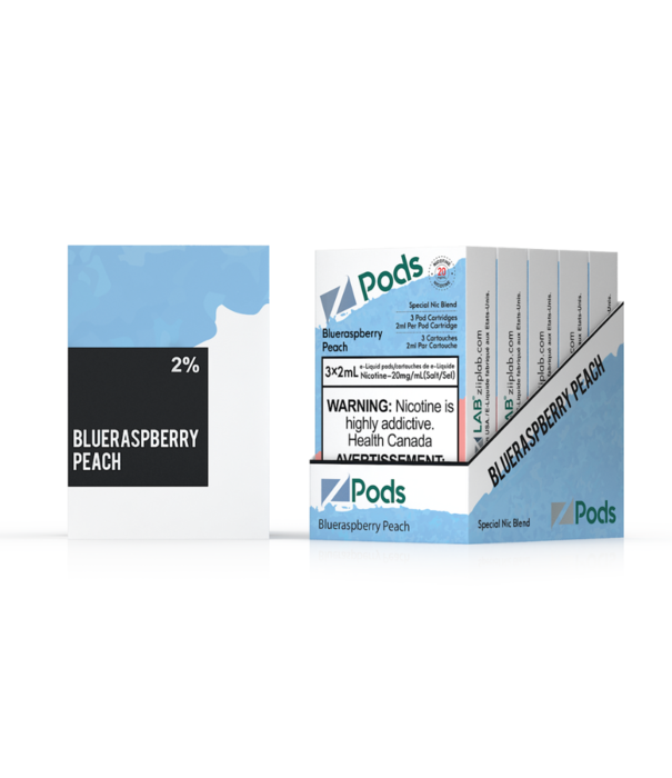 Ziip Labs Blue Raspberry Peach Z Pods Pack