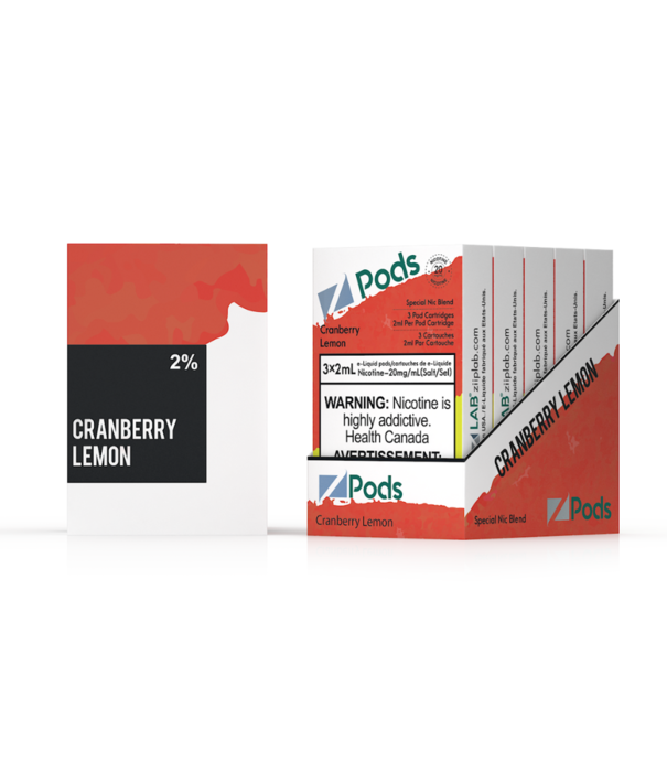 Ziip Labs Cranberry Lemon Z Pods Pack