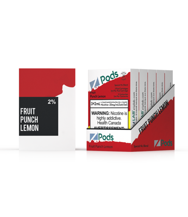 Ziip Labs Fruit Punch Lemonade Z Pods Pack