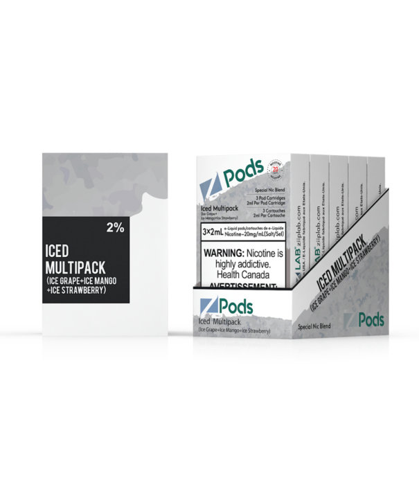 Ziip Labs Iced Multipack Z Pods Pack