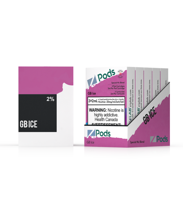 Ziip Labs Wiggly B Ice (Gummy Bear Ice) Z Pods Pack