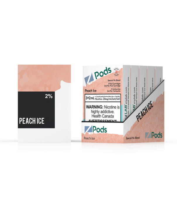 Ziip Labs Peach Ice Z Pods Pack