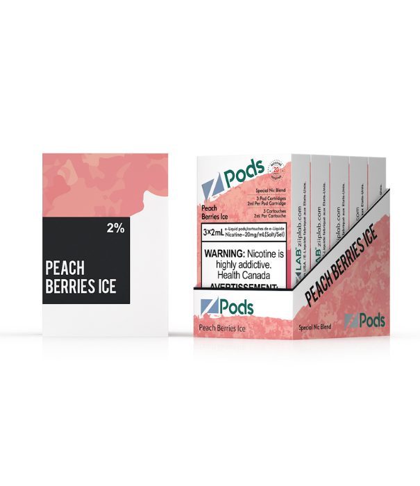 Ziip Labs Peach Berries Ice Z Pods Pack