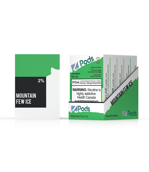 Ziip Labs Peak Dew (Mountain Few Ice) Z Pods Pack