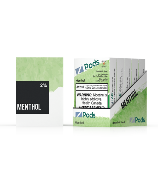Ziip Labs Menthol Z Pods Pack