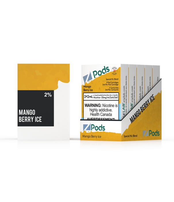 Ziip Labs Mango Berry Ice Z Pods Pack