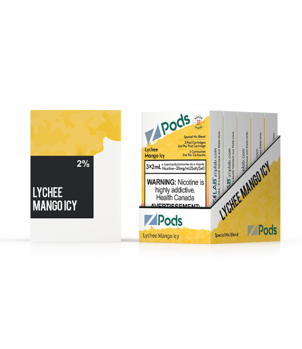 Ziip Labs Lychee Mango Icy Z Pods Pack