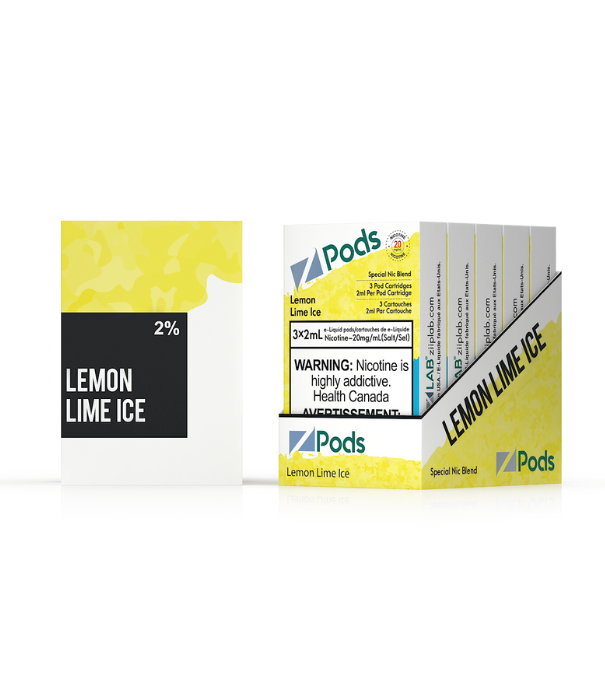 Ziip Labs Lemon Lime Ice Z Pods Pack