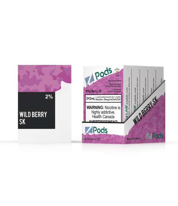 Ziip Labs Wild Berry Burst (Wild Berry Skittles) Z Pods Pack