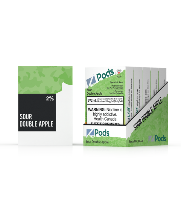 Ziip Labs Sour Double Apple Z Pods Pack