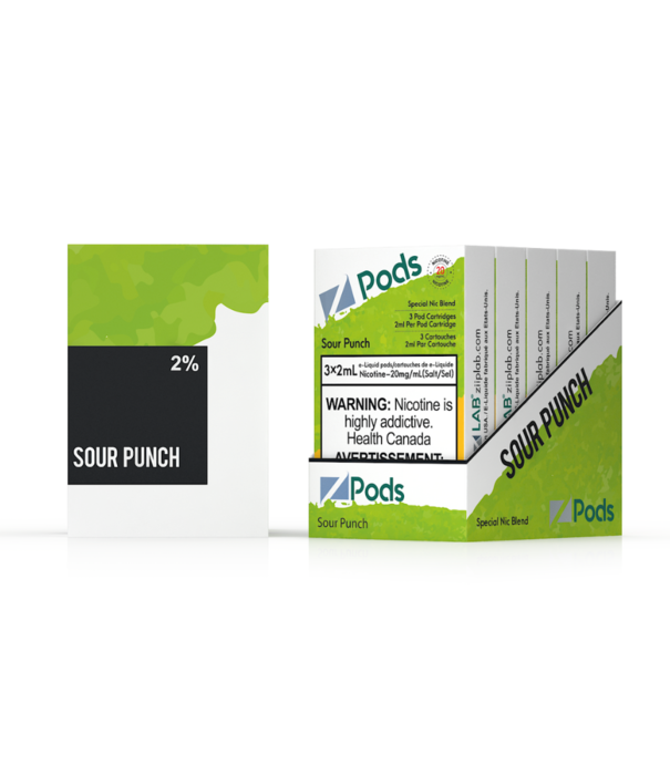 Ziip Labs Fruit Nectar Sting (Sour Punch )Z Pods Pack