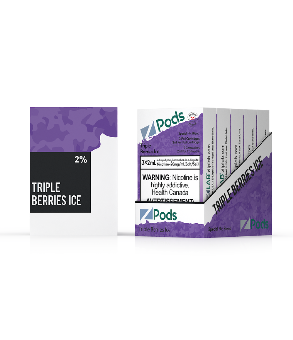 Ziip Labs Triple Berries Ice Z Pods Pack