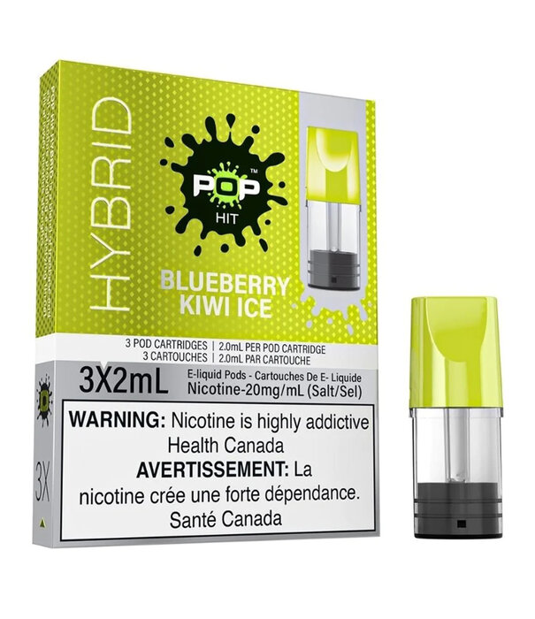 Pop Vapor Blueberry Kiwi Ice Pop Pod Pack