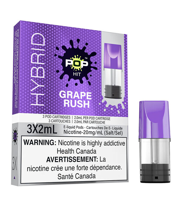 Pop Vapor Grape Rush Ice Pop Pod Pack