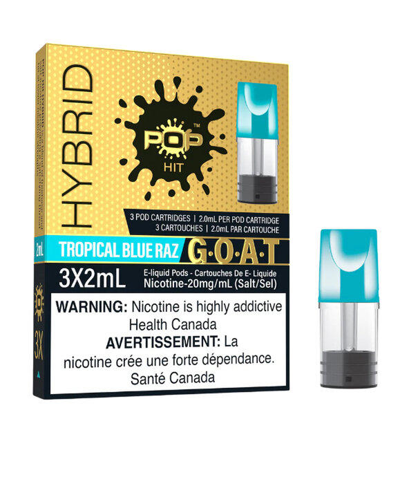 Pop Vapor Tropical Blue Razz Pop Pod Pack