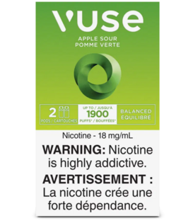Apple Sour Vuse 18mg ePod