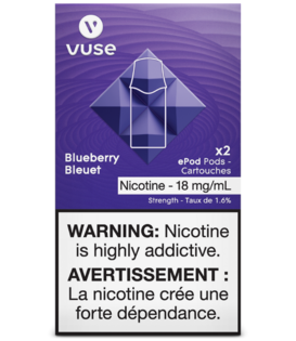 Blueberry Vuse 18mg ePod