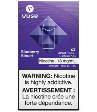 Blueberry Vuse 18mg ePod