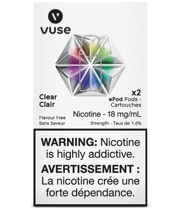 Vuse Clear Vuse 18mg ePod