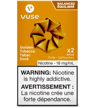 Golden Tobacco Vuse 18mg ePod