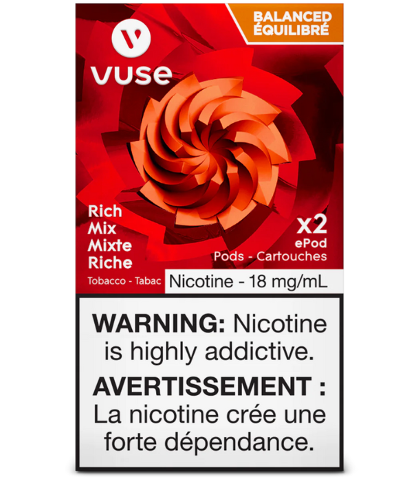 Vuse Rich Mix Vuse 18mg ePod