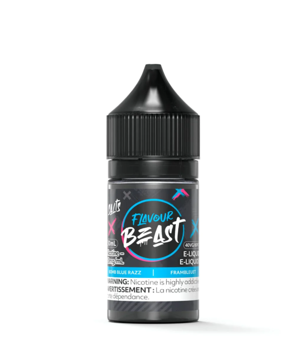 Flavour Beast Bomb Blue Razz 20mg Flavour Beast Nic Salts 30mL E-Liquid