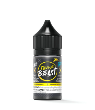 Bussin Banana Iced 20mg Flavour Beast Nic Salts 30mL E-Liquid
