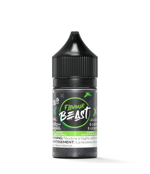 Flavour Beast Gusto Green Apple 20mg Flavour Beast Nic Salts 30mL E-Liquid