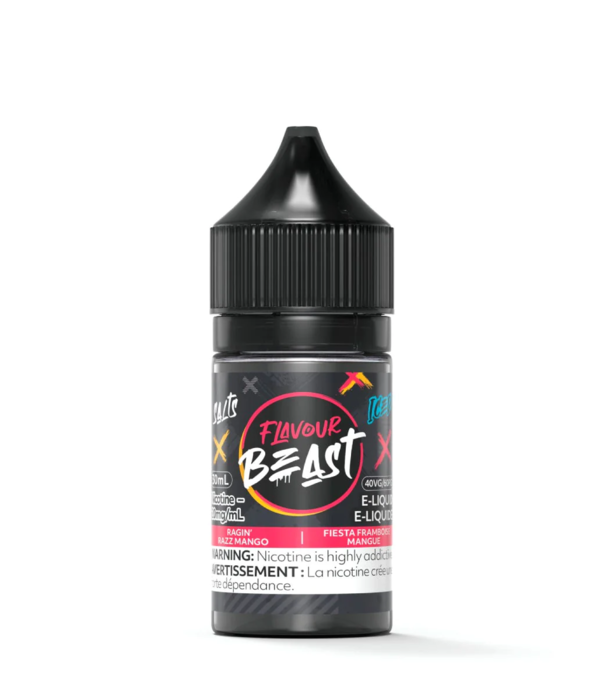 Flavour Beast Ragin Razz Mango 20mg Flavour Beast Nic Salts 30mL E-Liquid