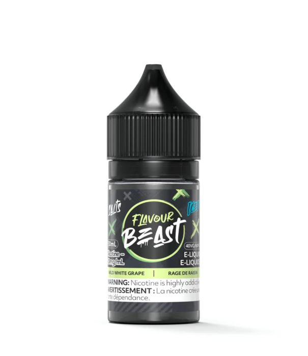 Flavour Beast Wild White Grape Iced 20mg Flavour Beast Nic Salts 30mL E-Liquid