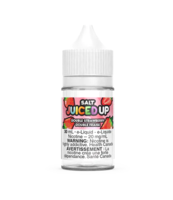 Double Strawberry 12mg Juiced Up Nic Salts 30mL E-Liquid
