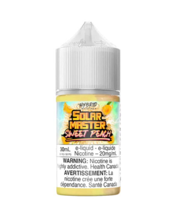 Sweet Peach 20mg Solar Master Nic Salts 30mL E-Liquid