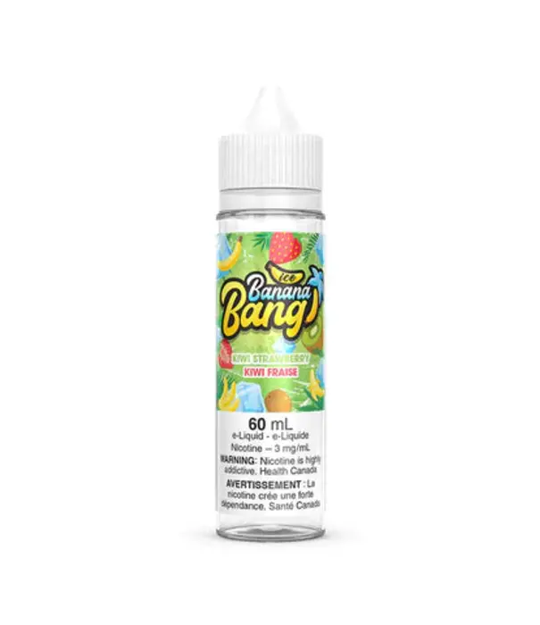 Kiwi Strawberry 12mg Banana Bang Freebase 60ml E-Liquid